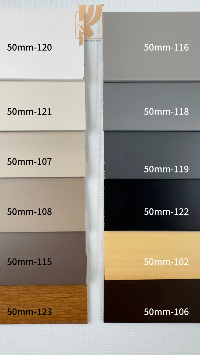 50mm- AHŞAP JALUZİ PERDE (Premium Seri)