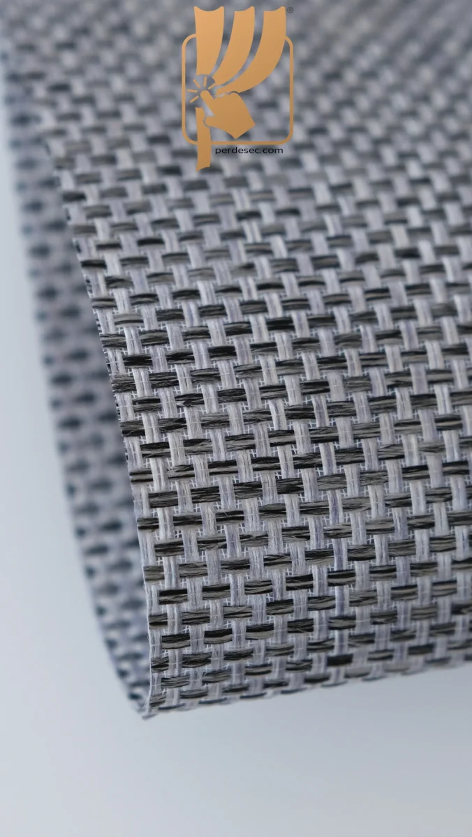 Screen Dikey Stor Perde %8 Işık Geçirgen Pescreen-Gri