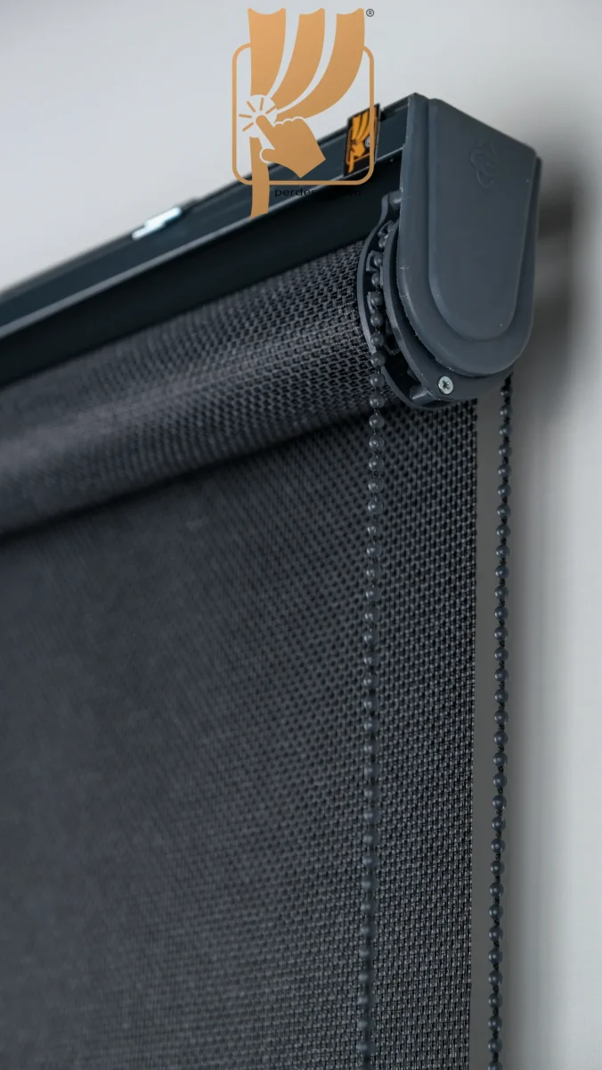 Screen Stor Perde %8 Işık Geçirgen Pescreen-Siyah