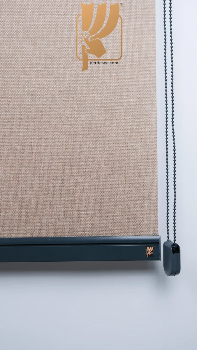 Screen Stor Perde %8 Işık Geçirgen Pescreen-AçıkKahve