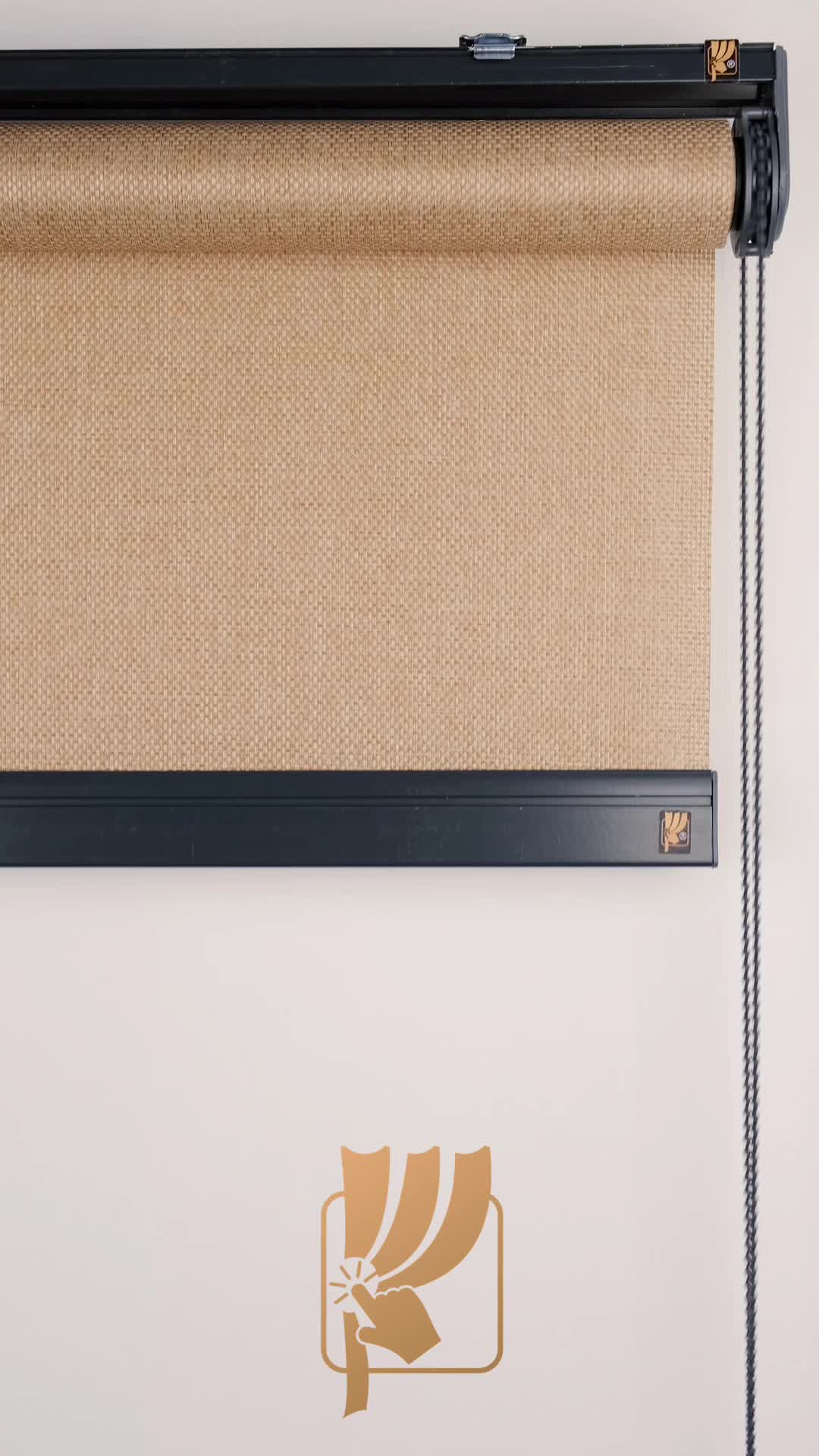 Screen Stor Perde %8 Işık Geçirgen Pescreen-AçıkKahve