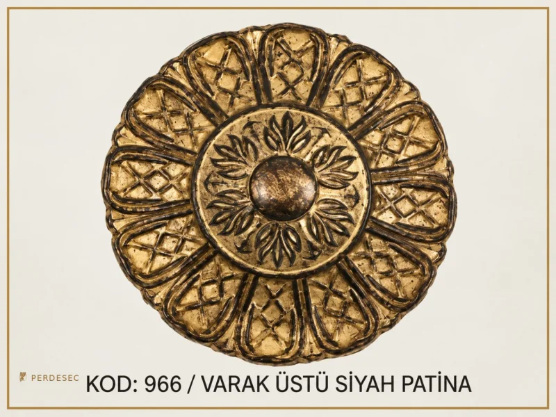 KOD :966 (Varak Üstüne Siyah Patina)