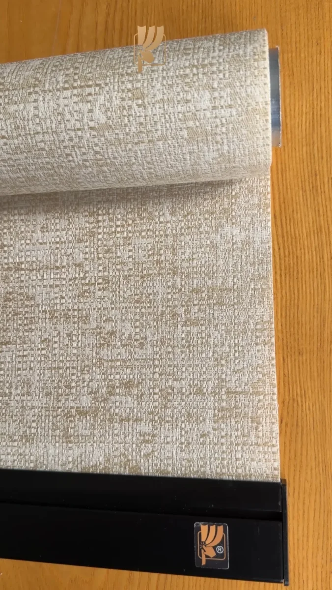 Naturel Dekoratif Stor Perde - Krem